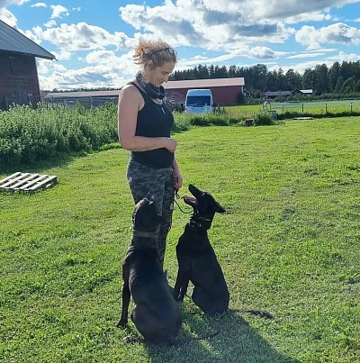 Kontaktövning med Rolf-Allan och Babs